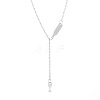 Alloy Cable Chain Wine Cup Pendant Y Necklaces for Women WG2C776-02-1