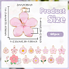 60Pcs Alloy Enamel Pendants FIND-UN0007-59-3
