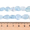 Natural Aquamarine Beads Strands LS-G-R445-8x10-36-5
