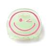 Smiling Face Pattern Acrylic Claw Hair Clips PHAR-M013-01B-1