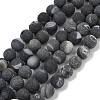 Natural Druzy Agate Beads Strands G-NH0024-A01-10mm-2