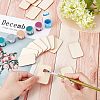 Poplar Wood Cabochon WOOD-NB0001-95-3