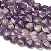 Natural Banded Amethyst Beads Strands GG-D001-B02-3