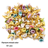 50Pcs Acrylic Imitation Pearl & Glass Pendants PALLOY-JF03940-2