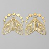 Hollow Brass Pendants KK-CJC0009-02C-01-1