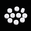 Opaque Solid Color Glass Beads GLAA-N007-6x3mm-A10-1