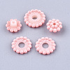 Rubberized Style Acrylic Beads X-MACR-T022-02J-3