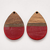 Resin & Walnut Wood Pendants X-RESI-S384-002A-A02-1