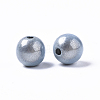 Spray Painted Acrylic Beads MACR-Q154-10mm-005-2