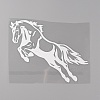 Waterproof Horse Plastic Reflective Stickers DIY-WH0366-48B-2