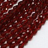 Glass Beads Strands EGLA-E010-10x15mm-06-2