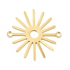 Brass Connector Charms KK-H435-10G-2