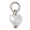 ABS Imitation Pearl Charms PALLOY-JF03222-01-2