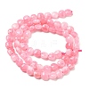 Natural Dyed White Jade Beads Strands G-C179-A6mm-02-3
