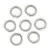 Non-Tarnish 304 Stainless Steel Open Jump Rings X-STAS-R065-38-1