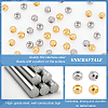Unicraftale 100Pcs 2 Color 304 Stainless Steel Beads STAS-UN0036-81-5