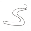 Non-Tarnish 304 Stainless Steel Curb Chain Necklace for Men Women NJEW-K245-015A-1