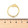 Brass Cuff Rings for Women RJEW-F184-08I-G-5