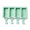 Food Grade DIY Rectangle Ice-cream Silicone Molds DIY-D062-03A-3