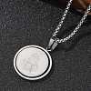 304 Stainless Steel Pendant Necklaces NJEW-Z058-01P-3