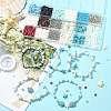 Ocean DIY Jewelry Making Findings Kits DIY-FS0009-75-8