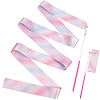 Polycotton Dance Ribbons with Wand AJEW-WH0347-35-1