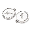 304 Stainless Steel Pendants STAS-P432-01B-P-2