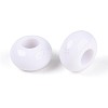 Opaque Acrylic European Large Hole Beads SACR-N019-03K-2