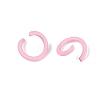 Spray Painted Iron Open Jump Rings IFIN-T017-04C-12-2