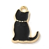 Alloy Enamel Pendants ENAM-Q507-08B-1