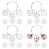 4Pcs 304 Stainless Steel and Brass Bracelets Making BJEW-PH01793-1