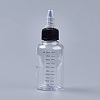 Transparent PET Plastic Empty Bottle TOOL-WH0090-02A-1
