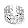Tarnish Resistant 304 Stainless Steel Finger Rings RJEW-L102-38P-2