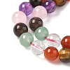 Natural Mixed Gemstone Beads Strands G-P574-A02-6mm-4