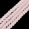 Transparent Glass Beads Strands EGLA-A034-T4mm-MD22-2