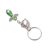 Glass & Alloy Keychain KEYC-JKC01150-5