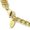Natural Shell Clover Link Bracelets with 304 Stainless Steel Chains BJEW-Q775-08G-4