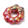 Christmas UV Plating Opaque Acrylic Beads AC-CBAC5B6-01A-2