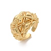 Brass Cuff Rings for Women RJEW-U041-04G-4