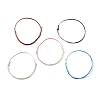 Dyed Gradient Color Adjustable Nylon Thread Cord Braided Bracelet Making AJEW-JB01161-1