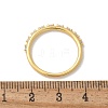 Brass Micro Pave Clear Cubic Zirconia Finger Rings RJEW-C120-19G-5