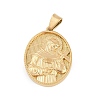 304 Stainless Steel Pendants LS-STAS-M103-01G-06-1