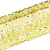 Crackle Transparent Glass Beads Strands GLAA-N062-6mm-05-1