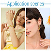 10 Strands 10 Styles Electroplate Opaque Glass Beads Strands GLAA-TA0003-60-8