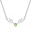 Deer Urn Ashes Pendant Necklace PW-WG78BFC-08-1