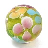 Round Lampwork Beads LAMP-H059-A03-2