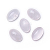 Natural Rose Quartz Cabochons G-F605E-01A-1