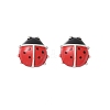 Brass Stud Earrings EJEW-C134-02P-4