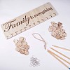 Wooden Family Birthday Reminder Calendar Hanging Board for Important Dates JX068A-5