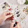 DIY Evil Eye Earring Making Kits DIY-SZ0009-06-4